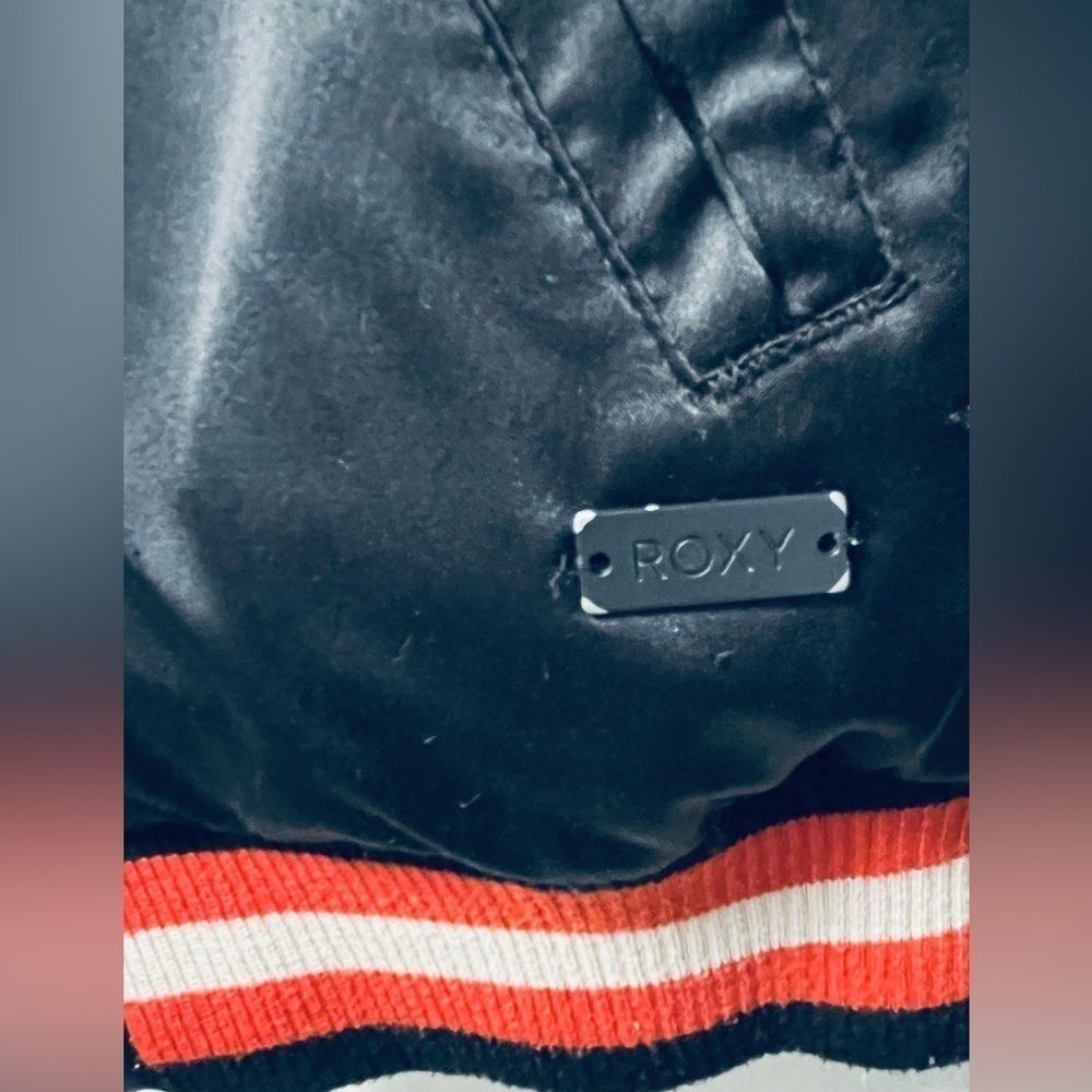 Blockcore Varsity Retro Style Full Zip Up Jacket Size Medium - Picture 9 of 10